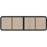  Uzglavlje s uzglavljem Crna 180 x 55 x 3 cm Ratan | Shoptok.si