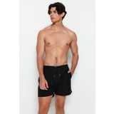 Trendyol Black Men's Standard Size Marine Shorts