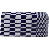  Set ručnika od 10 komada plavo-bijeli pamučni | shoptok.hr