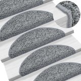  Tepisi za stepenice 15 kom sivi 65 x 21 x 4 cm | shoptok.hr