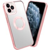  Ohišje, združljiv z Apple v prozorni - roza - zaščitni pokrov, narejen iz fleksibilnega silikona TPU s kromiranjem, (20593925) | Shoptok.si