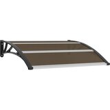 Maison Chic Nadstrešek - Senčniki za vrata črn 120x100 cm PC, (22039808) | Shoptok.si