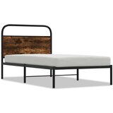 vidaXL Posteljni okvir brez vzmetnice 90x190 cm dim. hrast inž. les | Shoptok.si