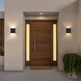  Brilagi - LED spoljašnja zidna svetiljka DOUBLERAY LINE LED/6W/230V crna IP54 | Eponuda.com