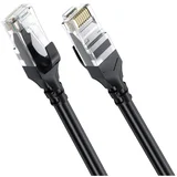 Gigabit Cat6 CCA UTP Ethernet kabel 2 kosa — 1000Mbps 250MHz RJ45 Black 1,5 M, (5000278544)