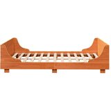 vidaXL Okvir kreveta bez madraca voštano smeđi 140x190 cm od borovine | shoptok.hr