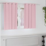  Zavjese za blackout s prstenovima 2 pcs Bebina roza | shoptok.hr