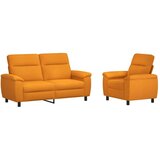  Set sofe 2 pcs Tamno žuta Tkanina - Tamnožuta Jednostruka + Dvostruka (140 cm) | shoptok.hr