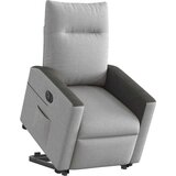  Električni naslonjač na podizanje oblačnosivi od tkanine | shoptok.hr