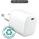 Estuff polnilnik Infinite USB-C 45W, GaN, bel, ES637045B | Shoptok.si