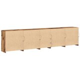  polica z LED lučmi star les 283x37x67 cm predelan les | Shoptok.si