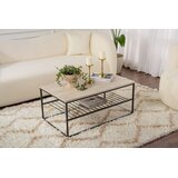Hanah home Club sto Asude, 95x42x55 cm, krem Cijene