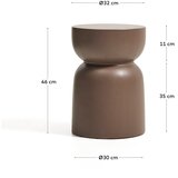 Kave Home Okrugao vrtni stolić betonski ø 32 cm Garbet – | shoptok.hr