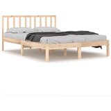 The Living Store Posteljni okvir iz trdne borovine 120x190 cm - Posteljni Okvir, (21529244) | Shoptok.si