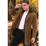 Dewberry PLT8371 DEWBRRY MEN'S COAT-STRAIGHT CAMEL Cene