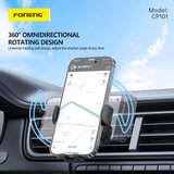 Foneng Auto držač CP101 s induktivnim punjenjem za ventilacijsku rešetku - crni | shoptok.hr