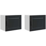  Ormar za Zid 2 pcs Crna 50 x 31 x 40 cm Konstruirano drvo | shoptok.hr