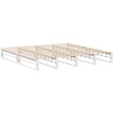 vidaXL Okvir kreveta bez madraca bijeli 180x200 cm od masivne borovine Cijene