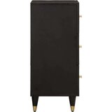  Stranska omarica 40x33x75 cm trden mangov les | Shoptok.si