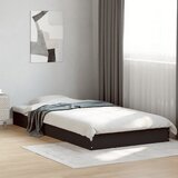 Maison Chic Posteljni okvir - Enojna postelja - Postelja za odrasle črn 100x200 cm inženirski les-J8314, (21776763) | Shoptok.si