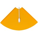  Lebdeća polica s policom s pohranom 4 pcs Žuta 18 x 18 x 2 cm | shoptok.hr