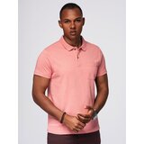 Ombre Men's polo t-shirt with decorative buttons u