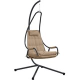  Viseća jaja stolica Sivo-smeđa 94 x 107 x 196,5 cm Čelik | shoptok.hr