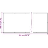  Balcony ekran Plava i bijela 100 x 400 cm Oxford tkanina | shoptok.hr
