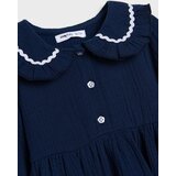 Sinsay Pamučna babydoll haljina s ukrasnim ovratnikom | shoptok.hr