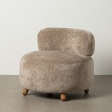 Ixia Rjav fotelj iz šenilje Birch – | Shoptok.si