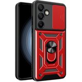 HURTEL Hybrid Armor Camshield za Samsung Galaxy A56 - Crvena | shoptok.hr