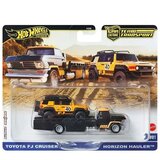 Mattel hot wheels: horizon hauler premium kamion za prijevoz automobila i toyota fj cruiser autić 1/64 - | shoptok.hr