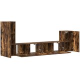  4-dijelni set TV ormarića boja dimljenog hrasta drveni | shoptok.hr