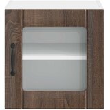  Zidni stakleni ormarić Lucca Smeđi hrast 40 x 31 x 40 cm | shoptok.hr