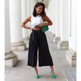 Gemre Black wide pleated pants Artemio Cene