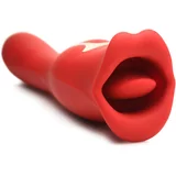 Lickgasm Kiss + Double-sided Kiss Vibrator - Red