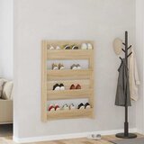  Zidni ormarići za cipele 2 kom boja hrasta 80x18x60 cm drveni | shoptok.hr