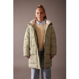 Defacto Girl's Water Repellent Hooded Long Coat Cijene