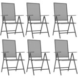  7-dijelni vrtni blagovaonski set antracit čelični | Eponuda.com