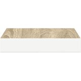  Plutajuće zidne police 4 kom hrast i bijele 23x23,5x3,8 cm MDF | shoptok.hr