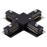 Mitea Lighting Konektor za monofazni šinski reflektor crni PVC M-2TRACK-X-B Cene