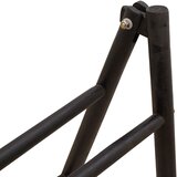  Ljestve za deke s obje strane Crna 90 x 50 x 100 cm Bambus Slike