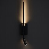  LED zidno svetlo TORCH LED/6W/230V + LED/3W crna | Eponuda.com