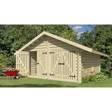 Male kuće Drveno spremište TOBIAS 16M2 418 × 418 cm – bez završnog krovnog pokrova | shoptok.hr
