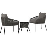Modern Living Set Za Balkon Lilly, Črna, Siva, 3-Delno Cene
