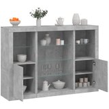 vidaXL Komode z LED lučkami 3 kosi betonsko sive inženirski les | Shoptok.si