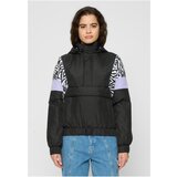 Urban Classics Women's AOP Mixed Pull Over Jacket Black/Zebra | Shoptok.si