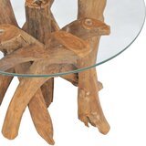  Stolić za Kavu Masivna Tikovina 60 cm | shoptok.hr