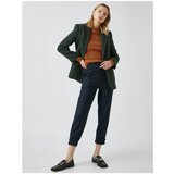 Koton Carrot Trousers with Buttoned Legs Cene