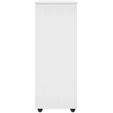  Gležnji kabinet Bela 53 x 39 x 103 cm Masivno borovo les, (5000263245) | Shoptok.si